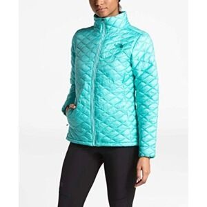 The North Face ThermoBall Insulated Quilted Lightweight Puffer Turquoise XL